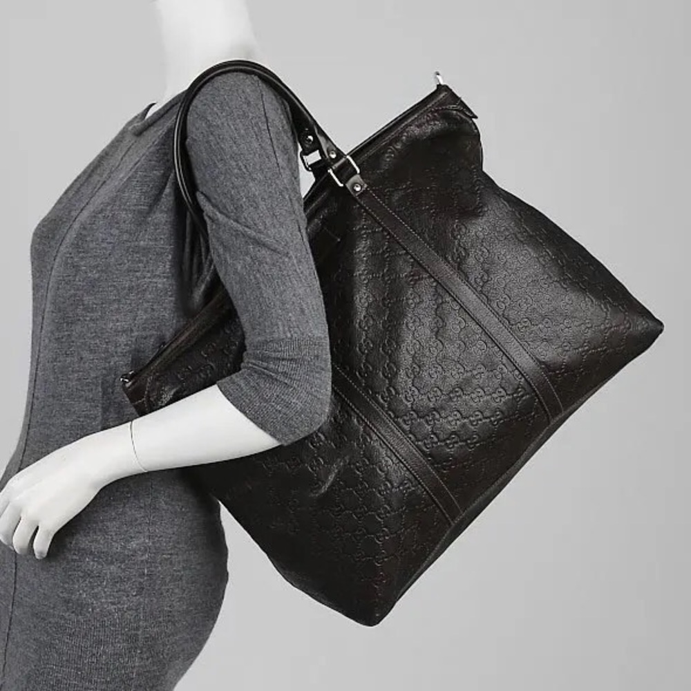 πβ¨ X-LARGE β¨π LEATHER TOTE GUCCISSIMA GUCCI BEAUTIFUL - Picture 1 of 12